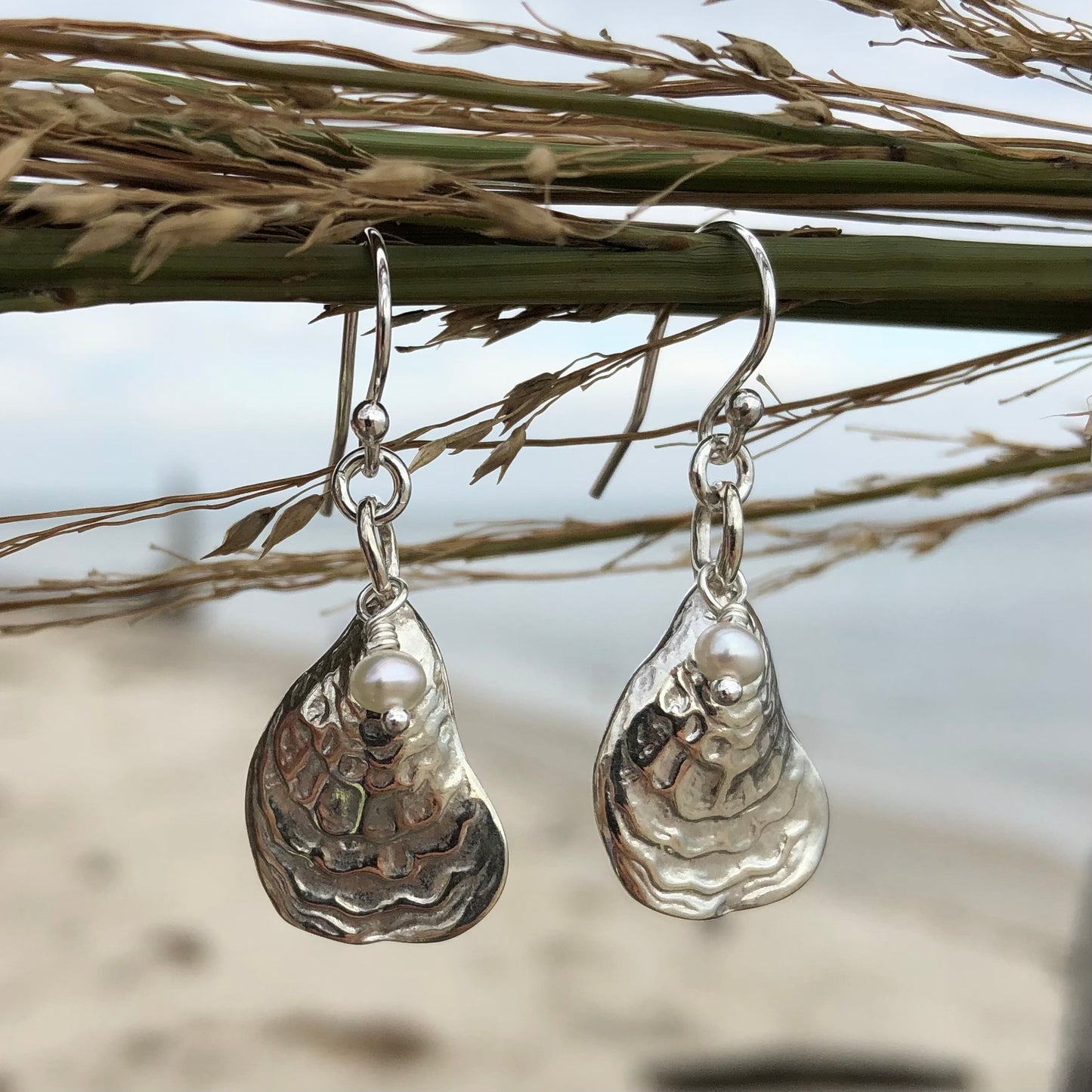 Pearl & Oyster Earrings