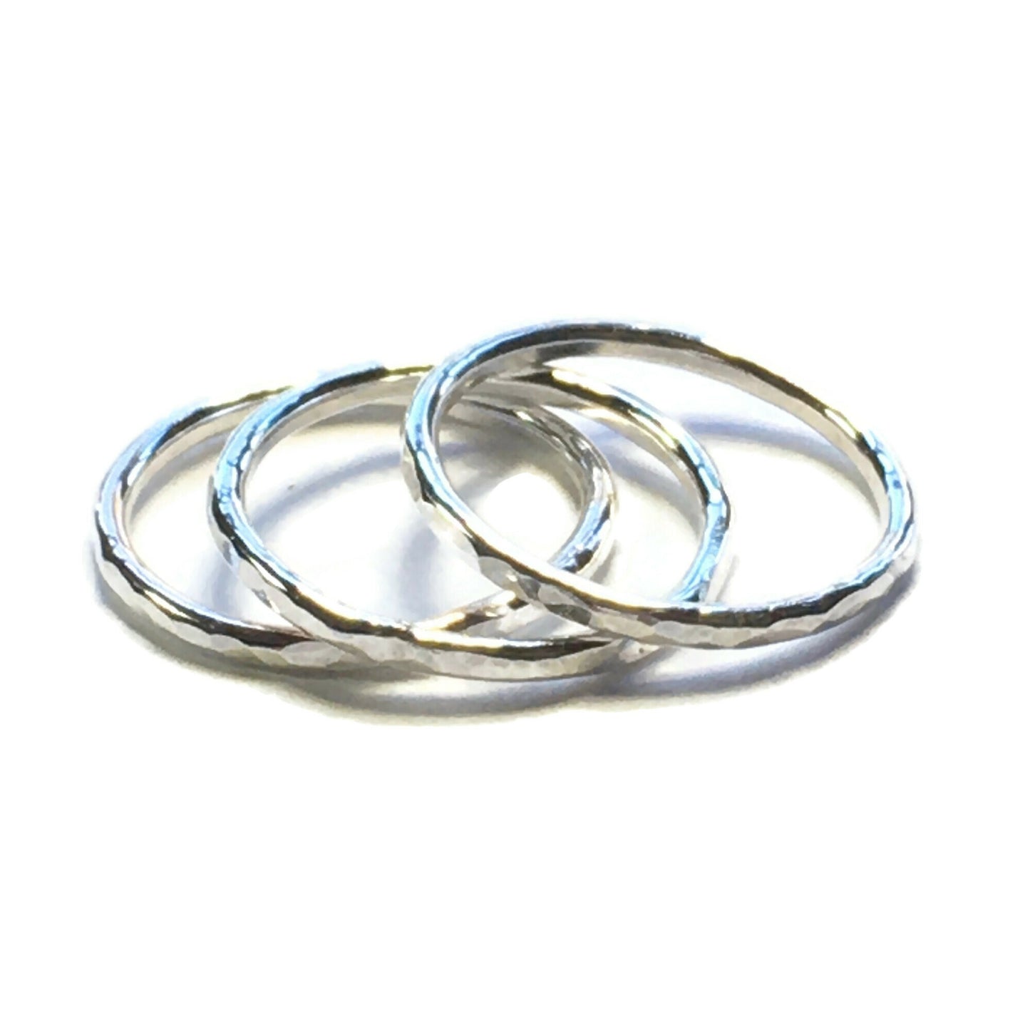 Sterling Silver Textured Stacking Ring