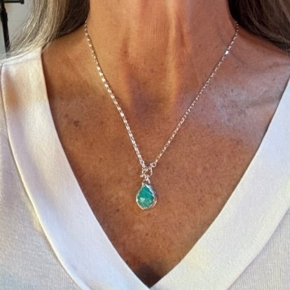 Amazonite Front Toggle Necklace