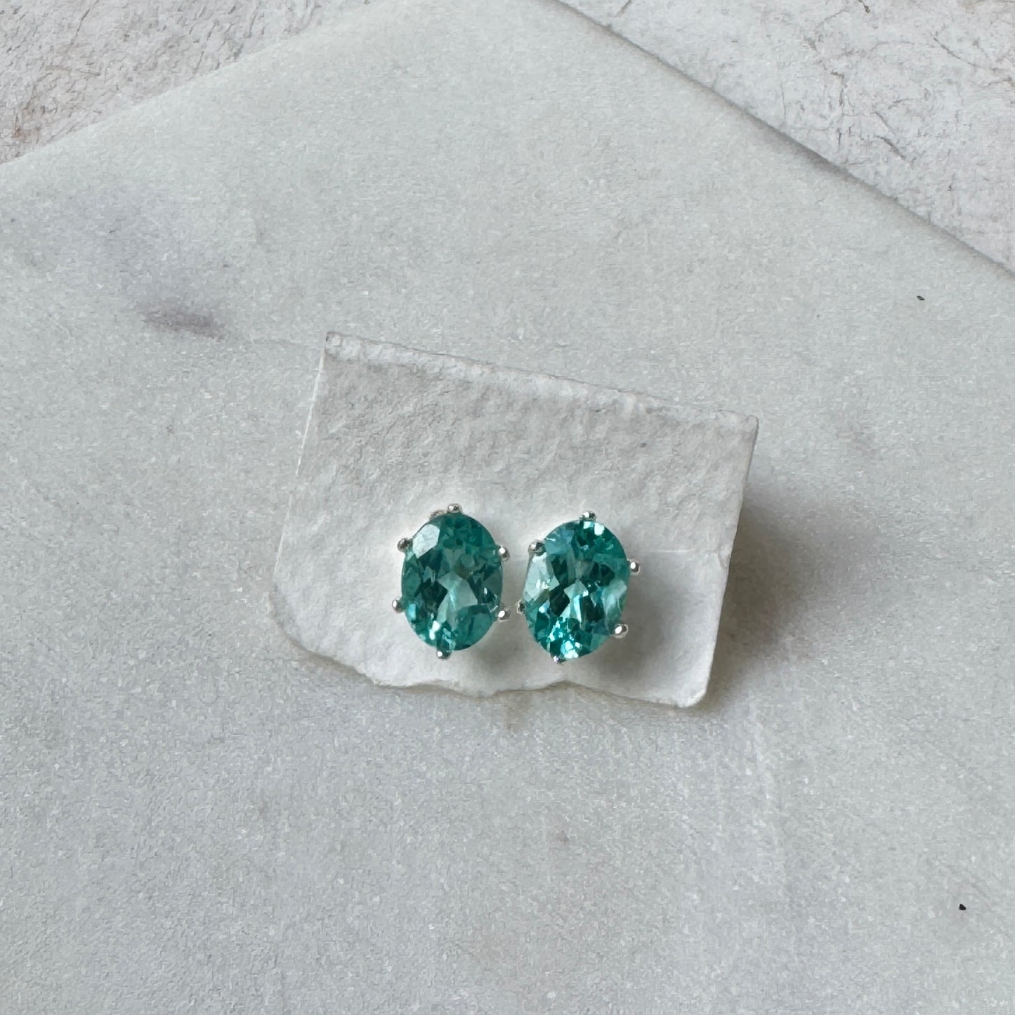 Pariba Blue Apatite Post Earrings