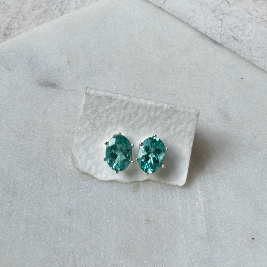 Pariba Blue Apatite Post Earrings