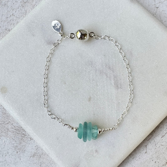 Sea Glass Stack Bracelets (5 colors)