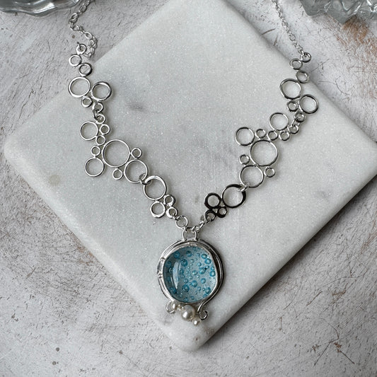 Bubble Necklace with Pearls