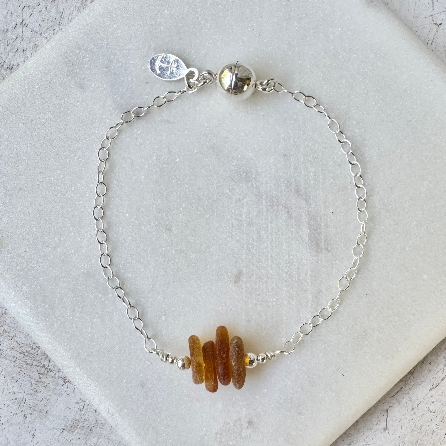 Sea Glass Stack Bracelets (5 colors)