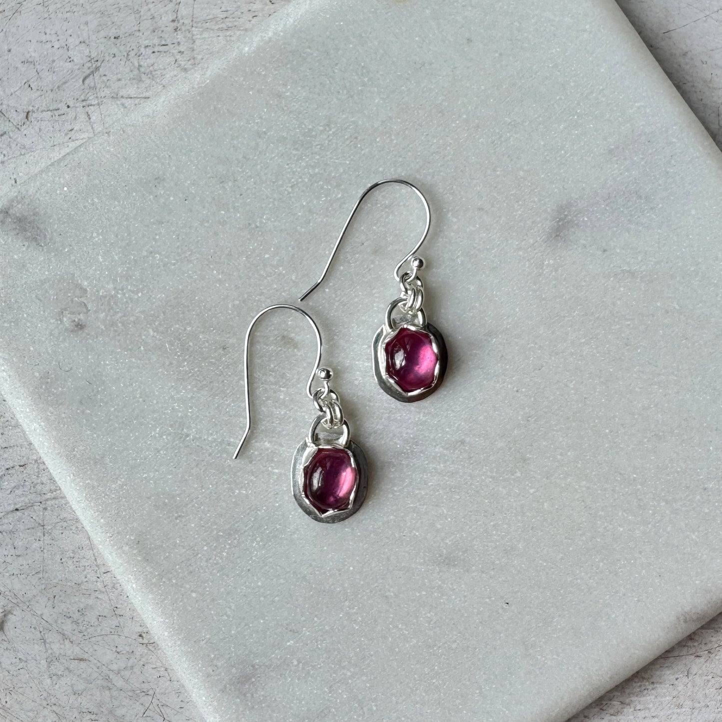 Pink Sapphire Everyday Earrings