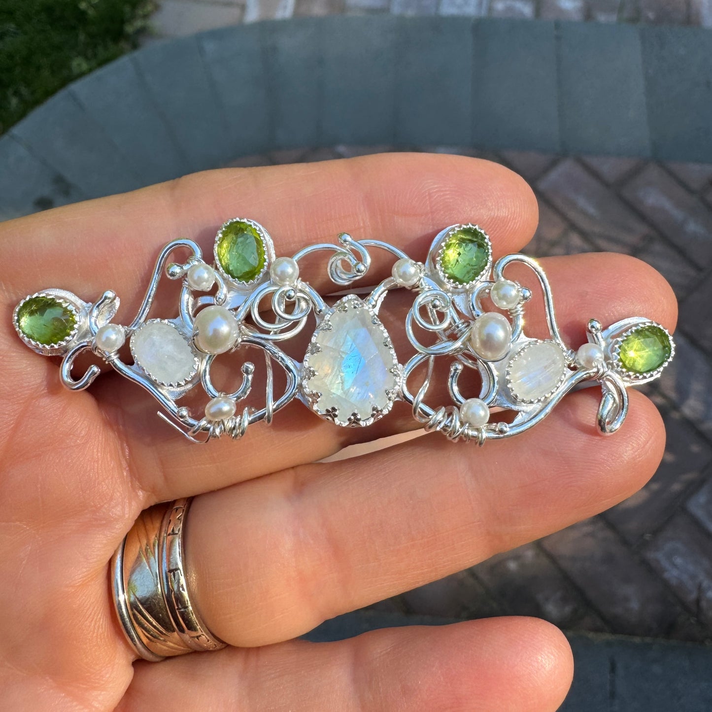Reserve Order- Bridal Hairpiece- Christi R.