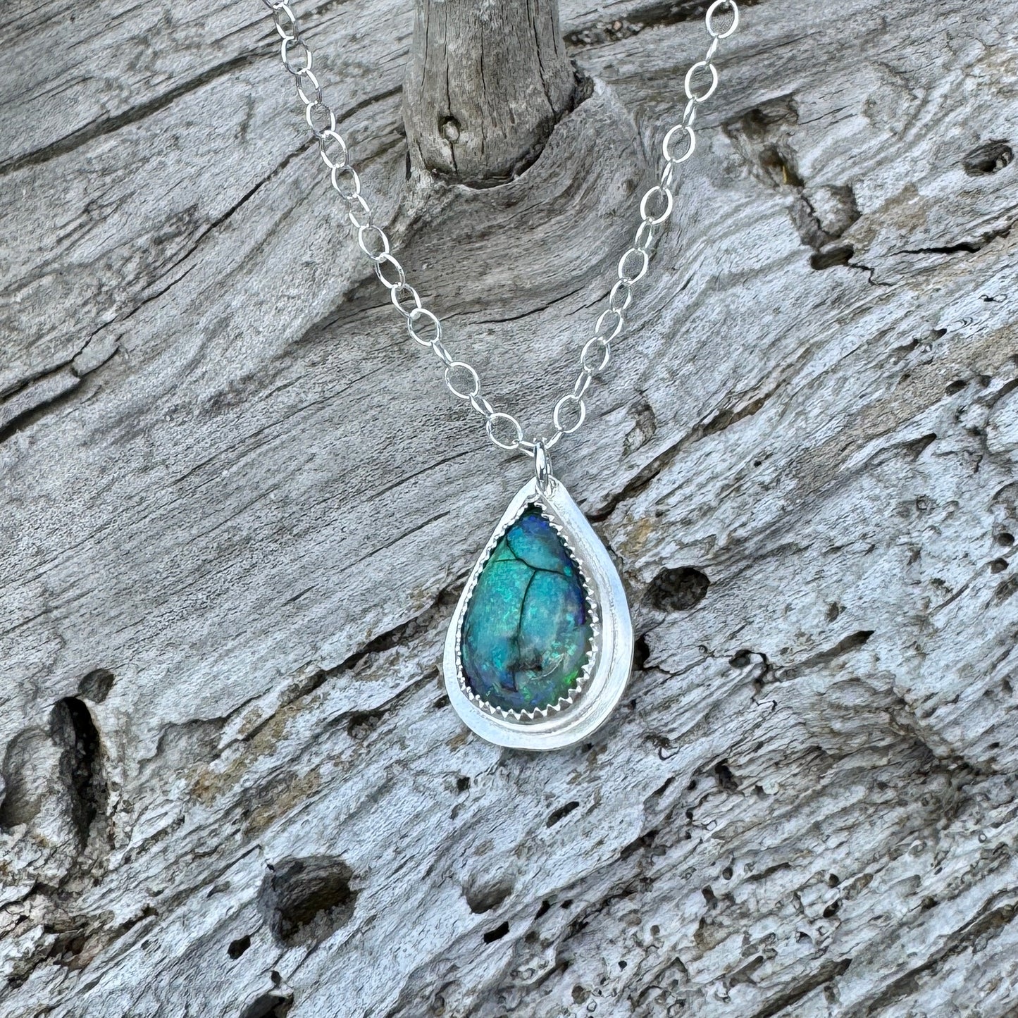 Monarch Opal Necklace