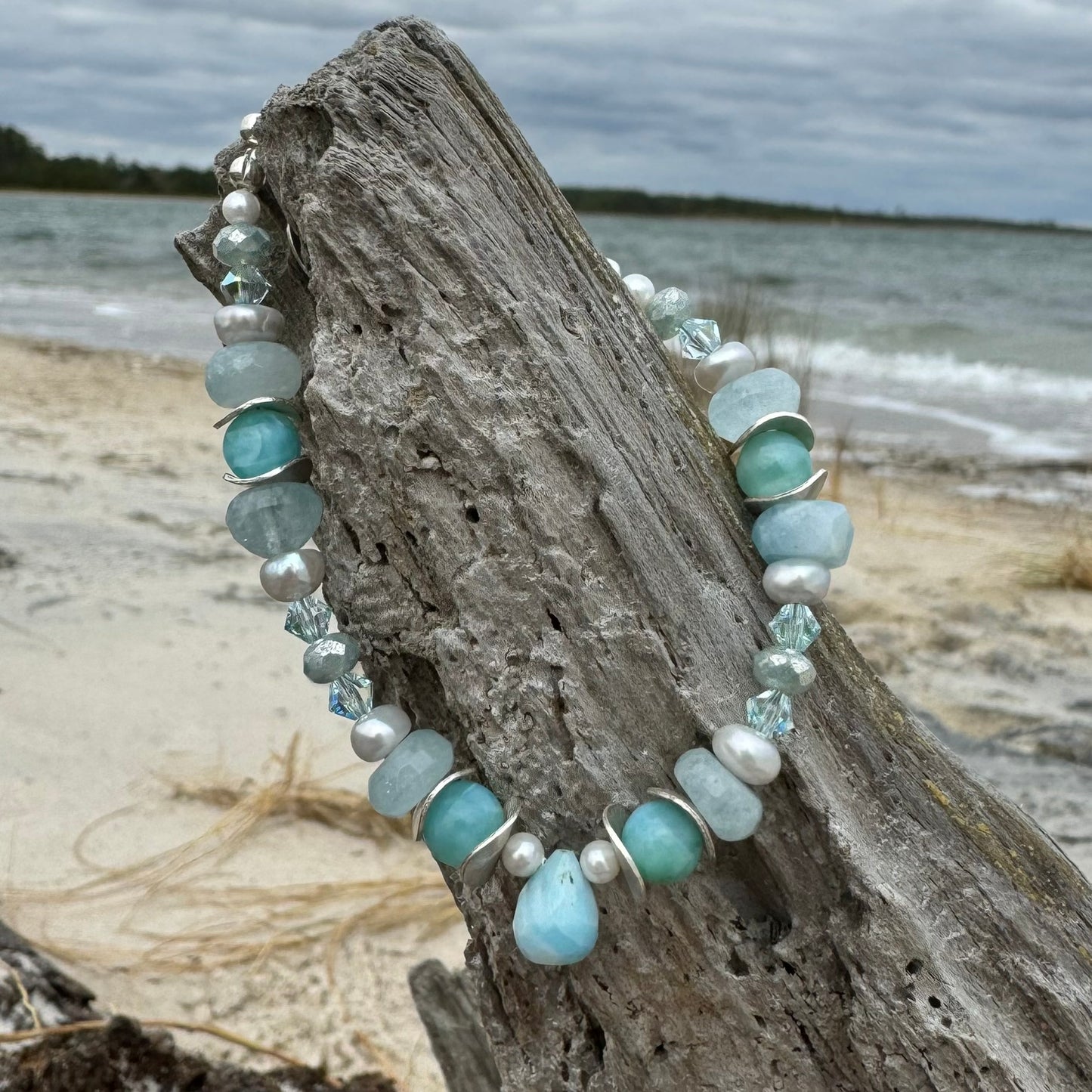 Larimar & Aquamarine Bracelet
