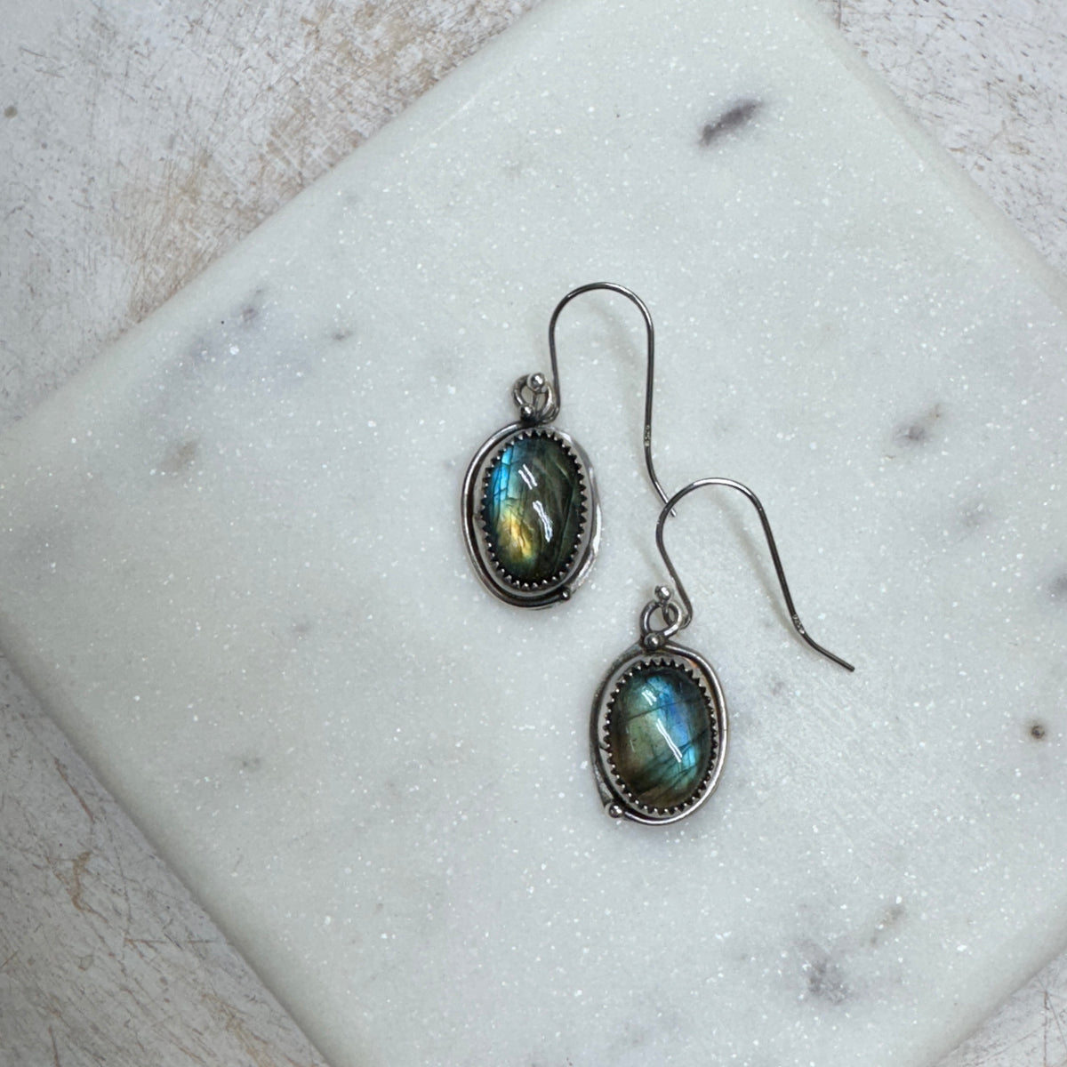 Labradorite Earrings