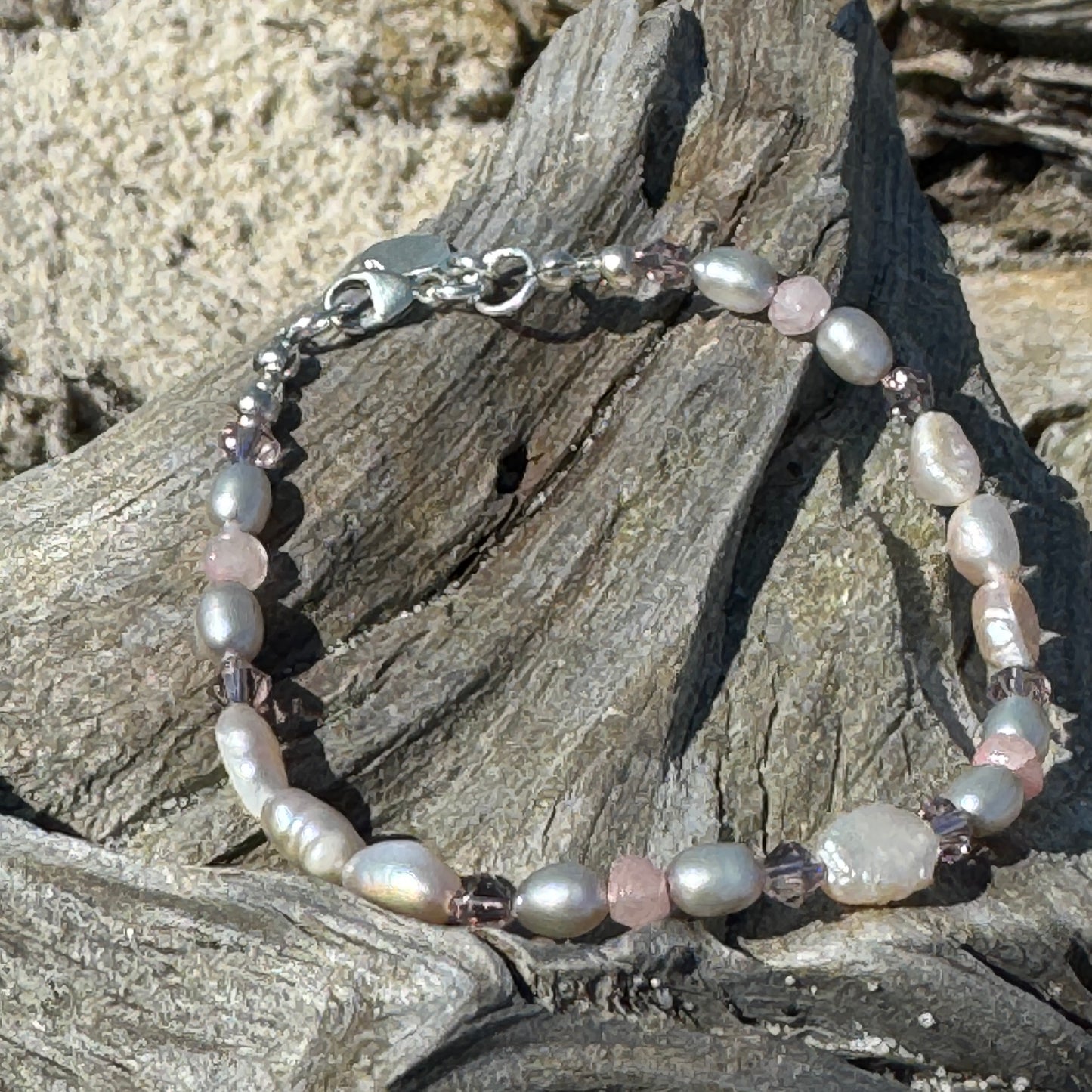 Pink Pearl Single Bracelet