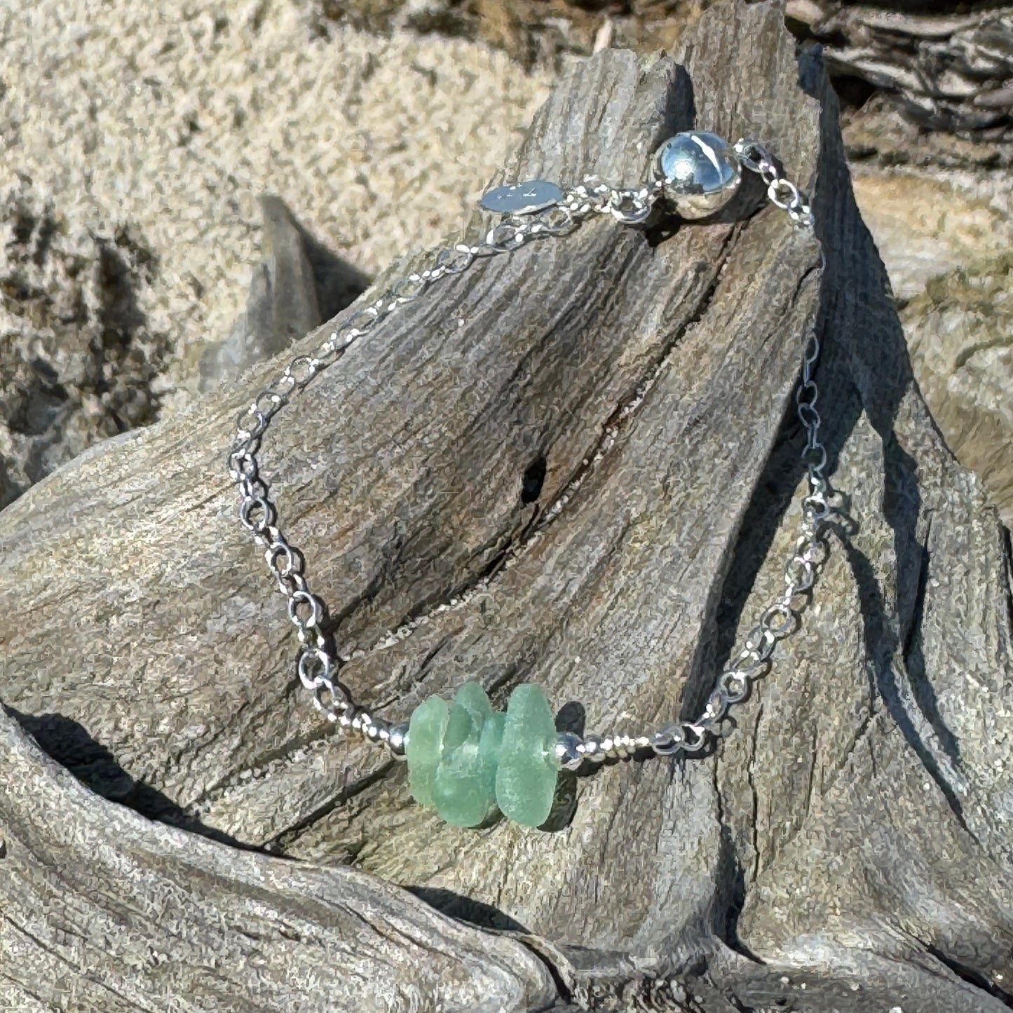 Sea Glass Stack Bracelets (5 colors)