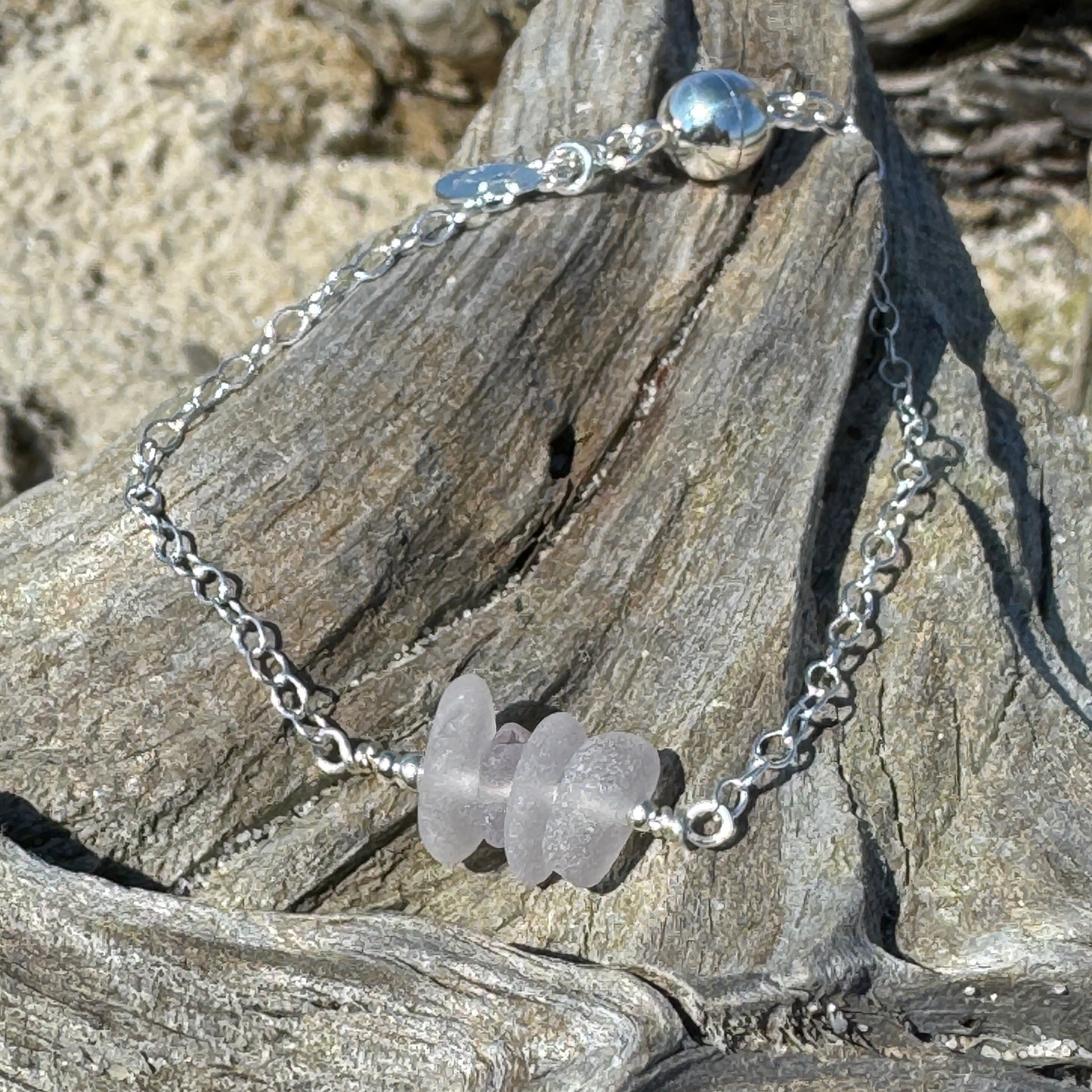 Sea Glass Stack Bracelets (5 colors)