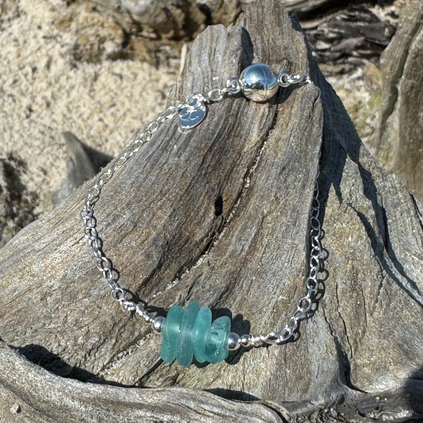 Sea Glass Stack Bracelets (5 colors)