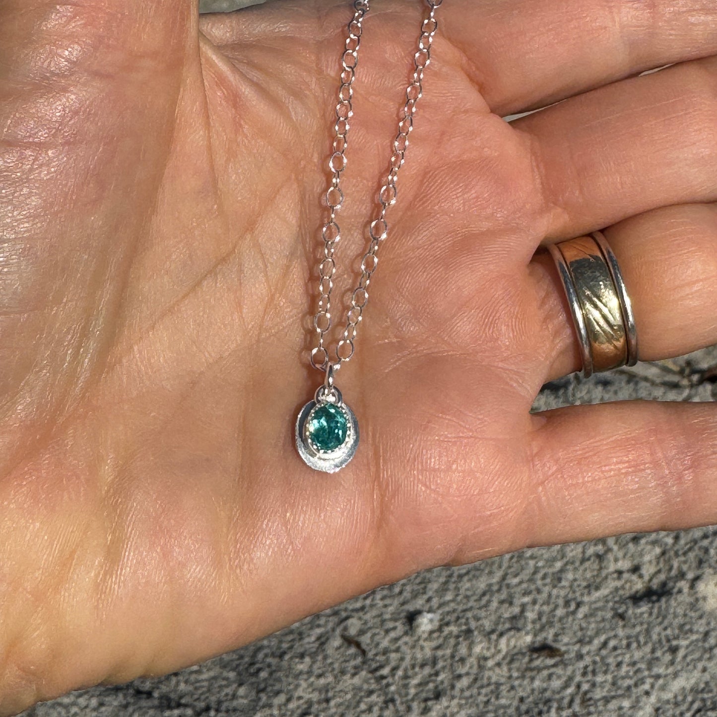 Pariba Blue Apatite Necklace