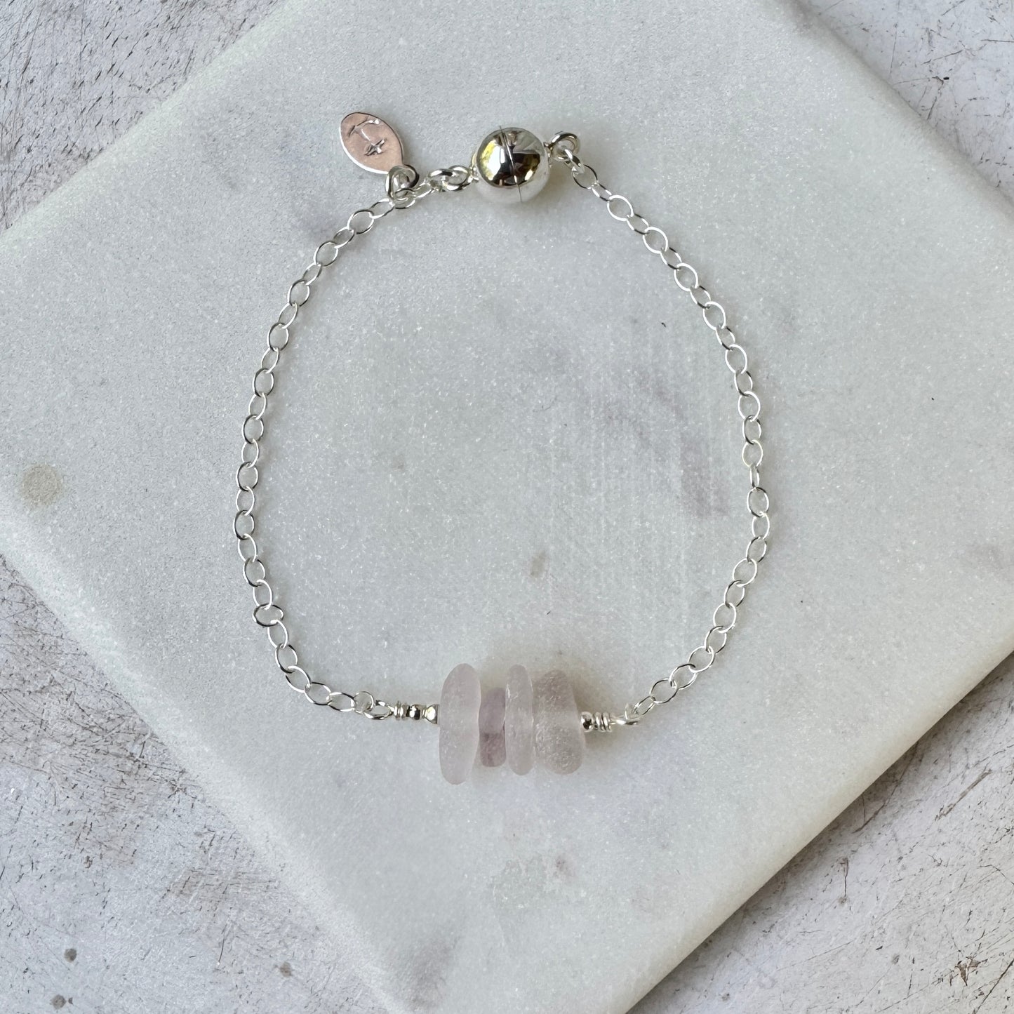 Sea Glass Stack Bracelets (5 colors)