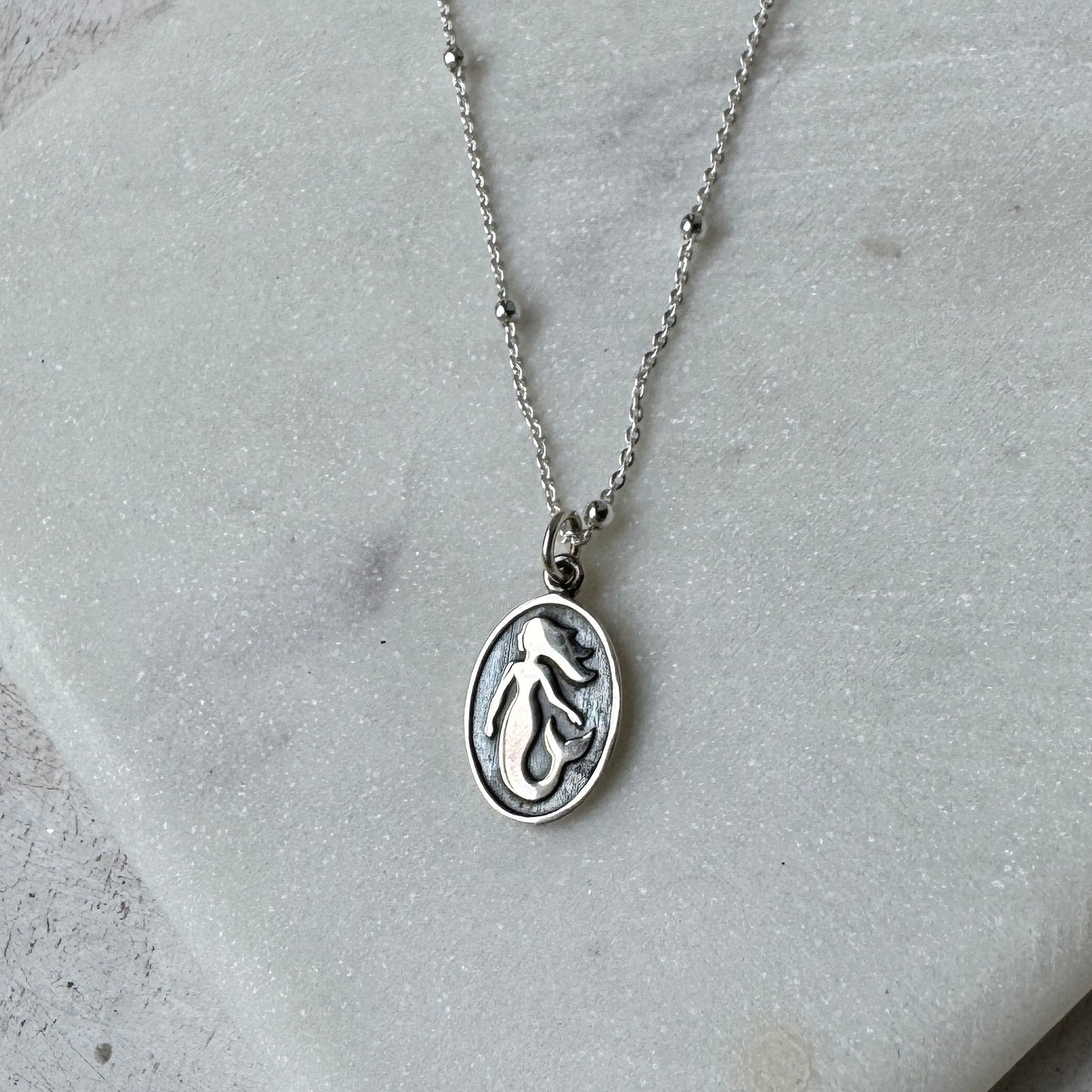 Silver Mermaid Necklace