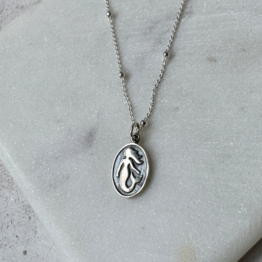 Silver Mermaid Necklace