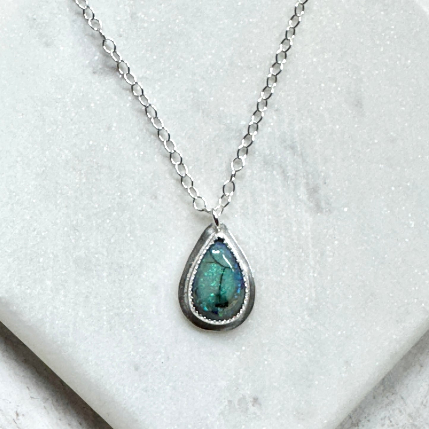 Monarch Opal Necklace