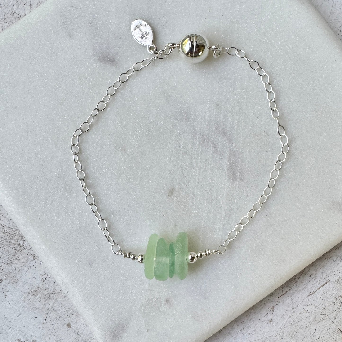Sea Glass Stack Bracelets (5 colors)