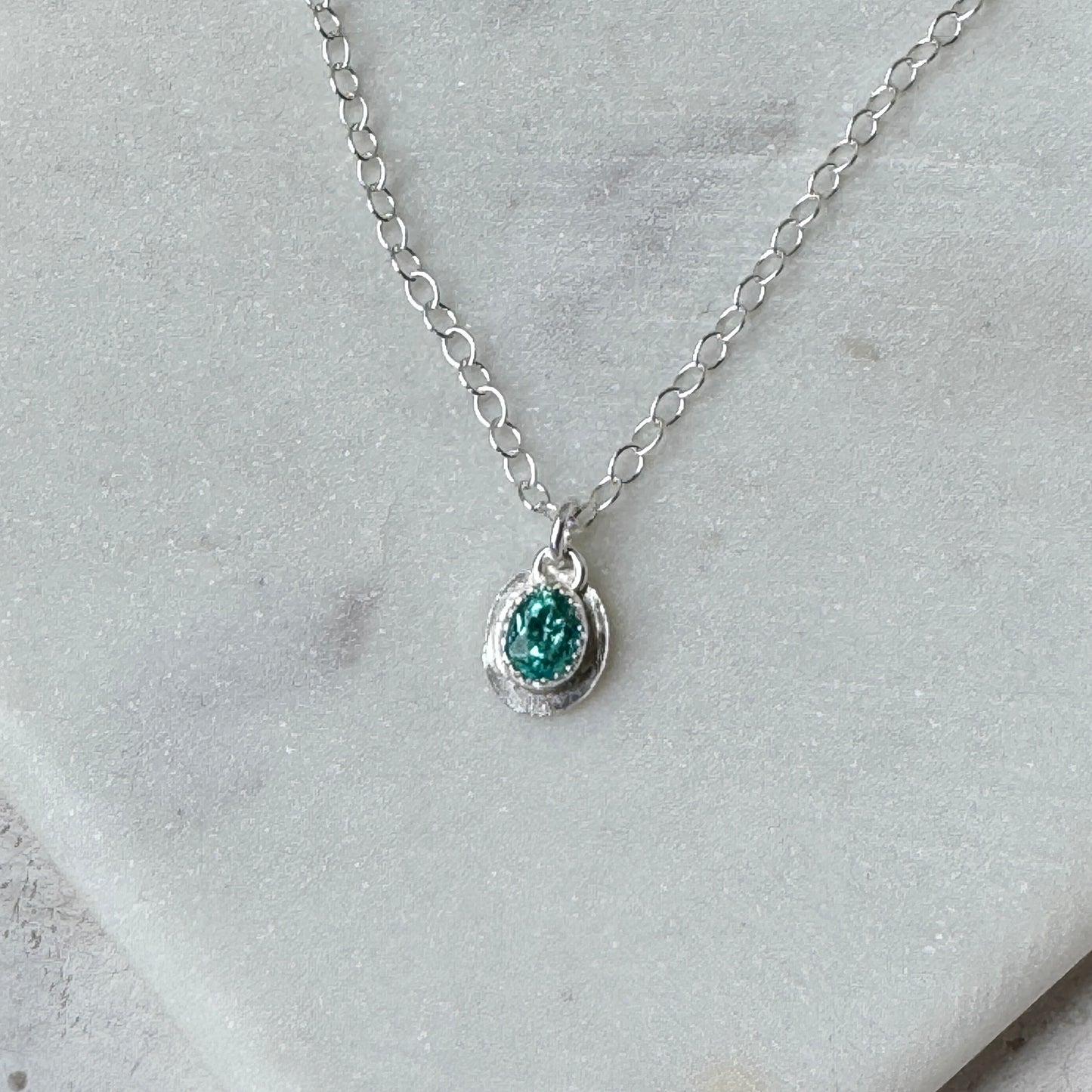 Pariba Blue Apatite Necklace