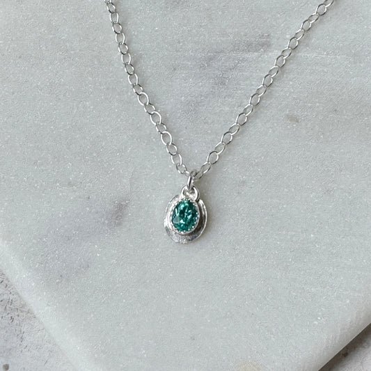 Pariba Blue Apatite Necklace