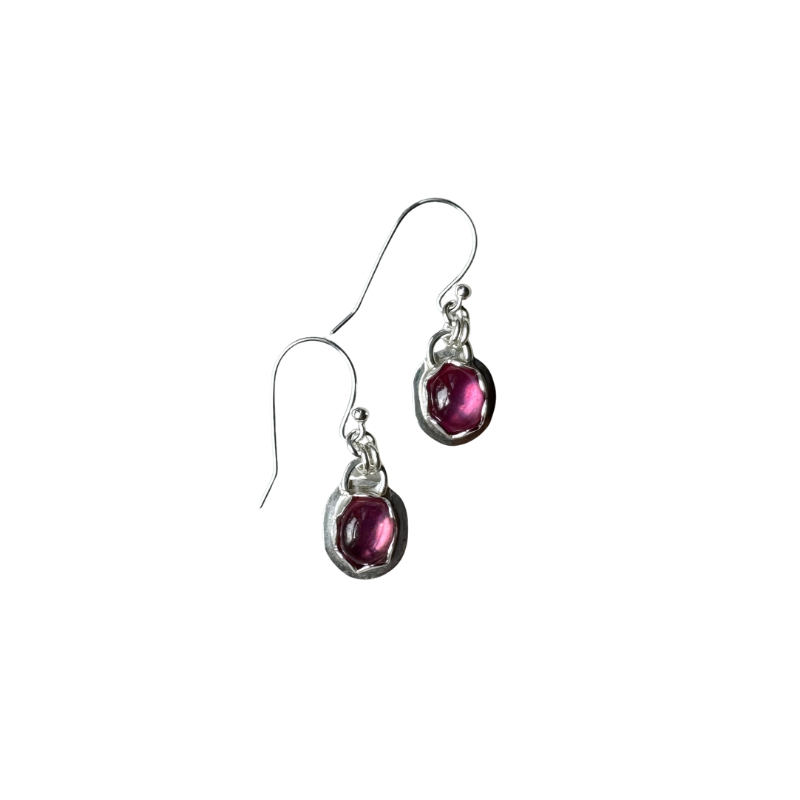 Pink Sapphire Everyday Earrings