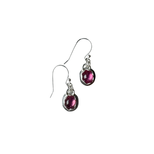 Pink Sapphire Everyday Earrings