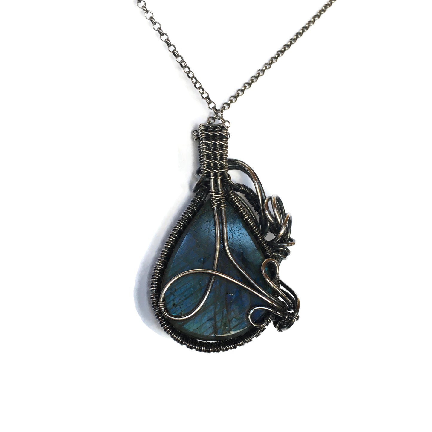 Carved Labradorite Necklace